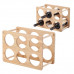 PORTABOTTIGLIE 6 POSTI IN BAMBOO CM.35X24X18 (4pz)